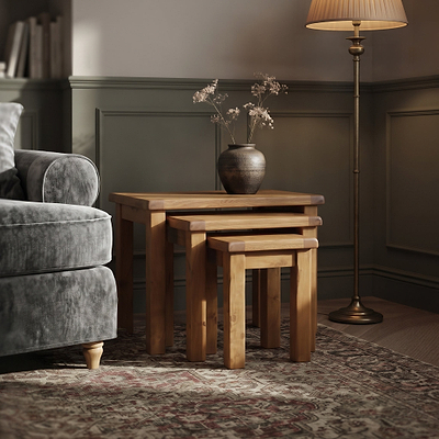 Zelah Oak Nest of Tables