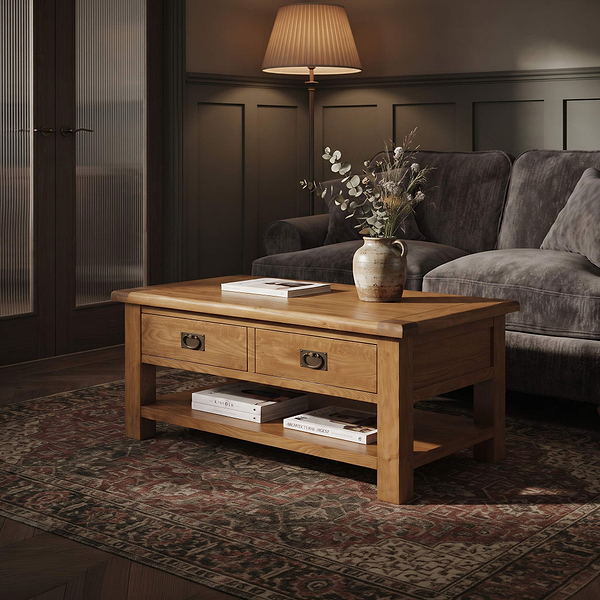 Zelah Oak King Coffee Table
