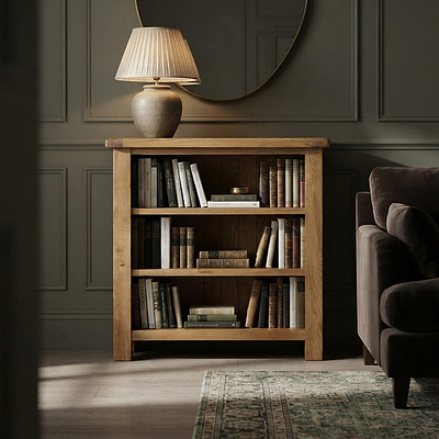 Zelah Oak Small Bookcase