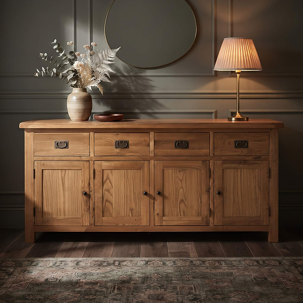 Zelah Oak Extra Large Sideboard