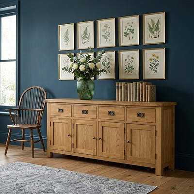 Zelah Oak Extra Large Sideboard