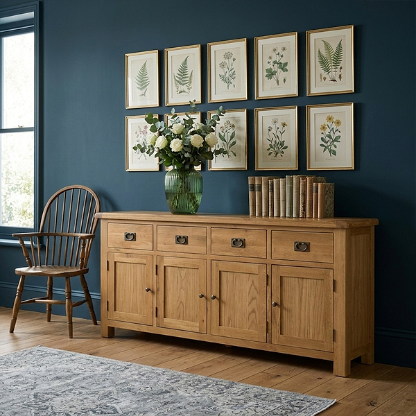 Zelah Oak Extra Large Sideboard