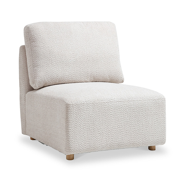 Fairfax Boucle Armless Lounge Chair