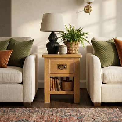 Surrey Oak Lamp Table