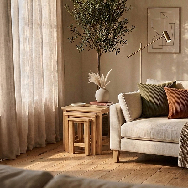 Surrey Oak Nest of Tables