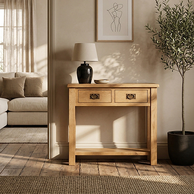 Surrey Oak Console Table