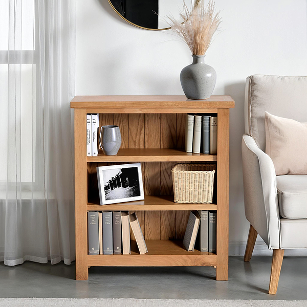 London Oak Small Bookcase