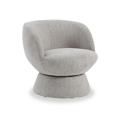 Kendal Woven Chenille Tulip Swivel Chair