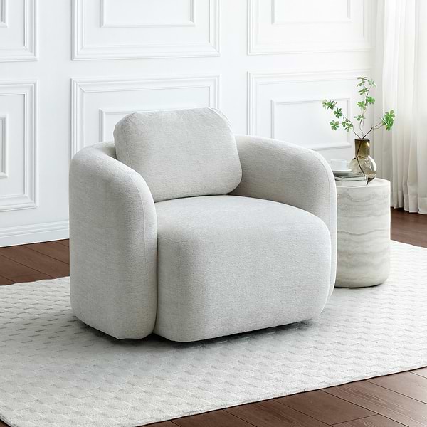 Irving Chenille Swivel Chair