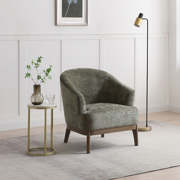 Calloway Soft Chenille Accent Chair
