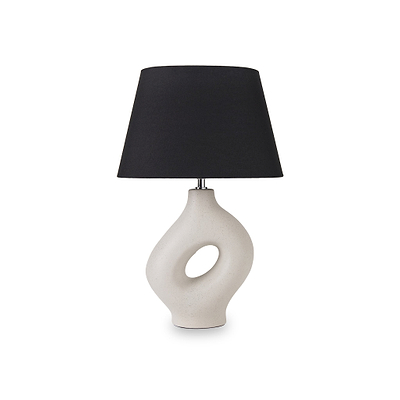 Ulla Monochrome Organic Ceramic Table Lamp