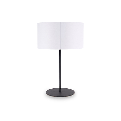 Elin Matt Black & Ivory Table Lamp