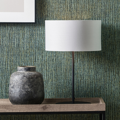 Elin Matt Black & Ivory Table Lamp