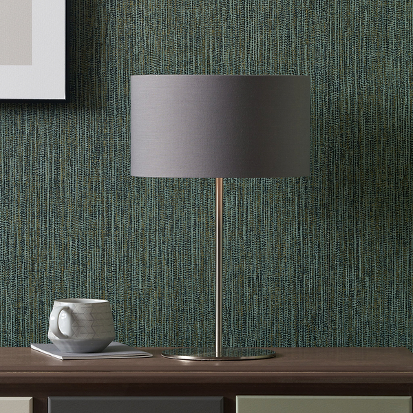 Elin Brushed Silver & Steel Grey Table Lamp