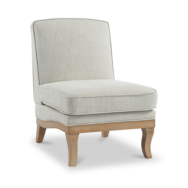 Sandringham Linen Armless Accent Chair