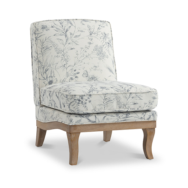 Sandringham Meadow Print Armless Accent Chair