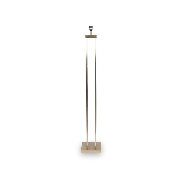 Langston Satin Brass Metal 4 Post Floor Lamp