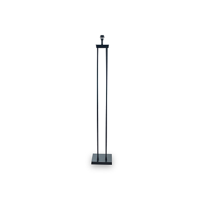 Langston Matt Black Metal Four Post Floor Lamp