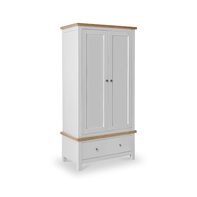 Farro Double Wardrobe with Drawers
