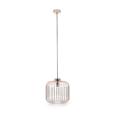 Dania French Gold Metal Wire Pendant