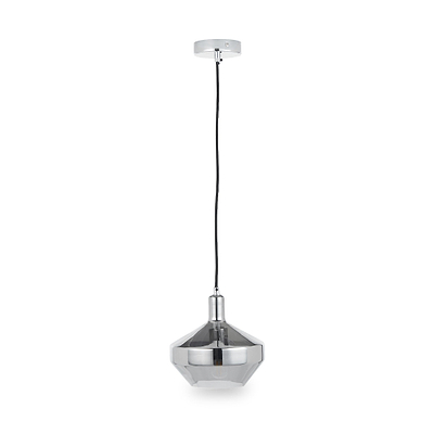 Jaxon Shiny Smoked Glass Domed Pendant