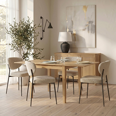 Alba Oak Flip Top Dining Table