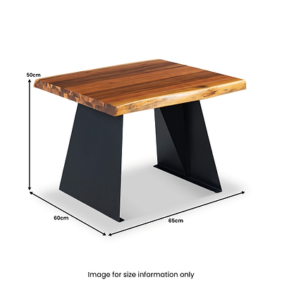 Enise Acacia Lamp Table