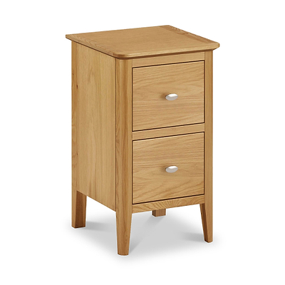 Alba Oak Narrow Bedside Table