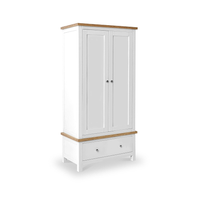 Farro Double Wardrobe with Drawers