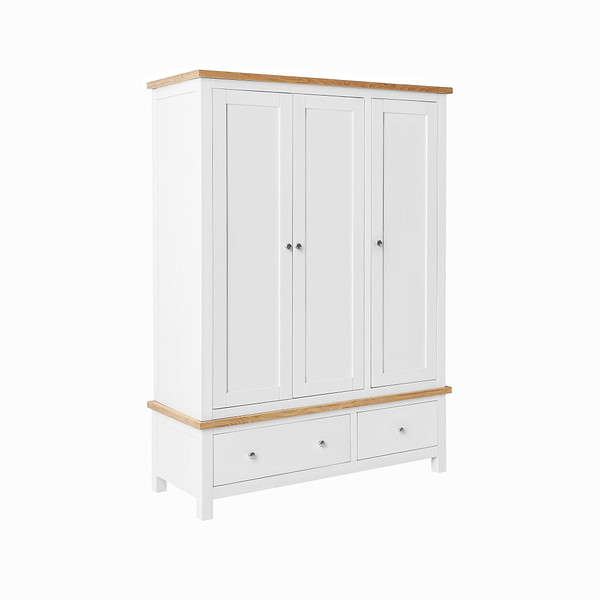 Farro Triple Wardrobe with Drawers