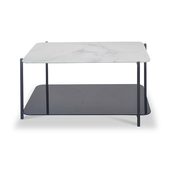 Adrian Marble and Glass Coffee Table