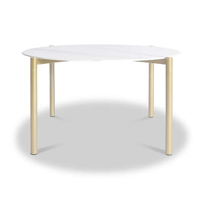 Dalston White & Gold Coffee Table