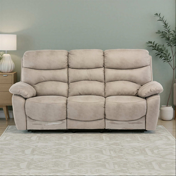 Fraser Fabric Power Reclining 3 Seater Sofa
