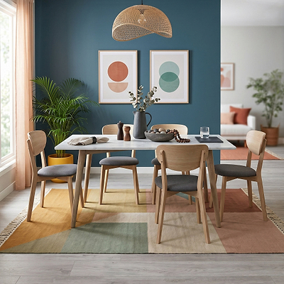 Jakob Oak Rectangular Dining Table