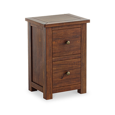 Duchy Acacia 2 Drawer Bedside Table