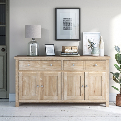 Farro Washed Oak Extra Large Sideboard
