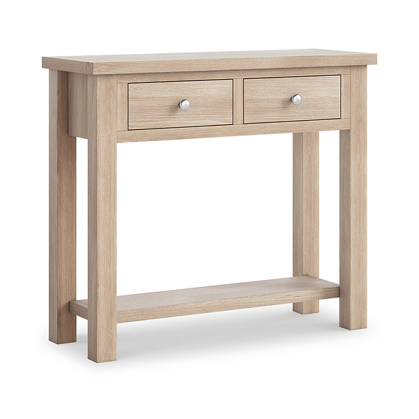 Farro Washed Oak Console Table