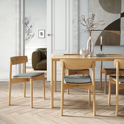 Carnon Oak Dining Table