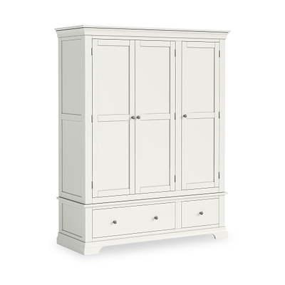 Colette Triple Wardrobe with 2 Drawers