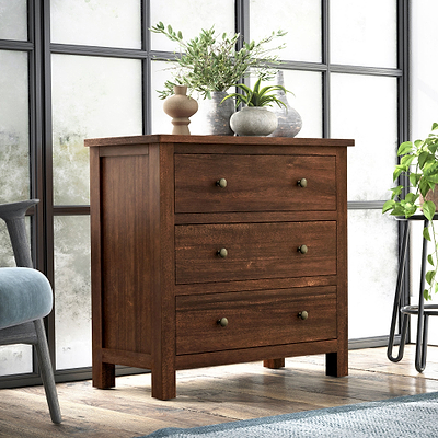 Duchy Acacia 3 Drawers Chest