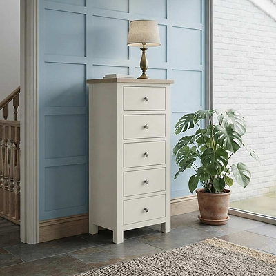 Trelan 5 Drawer Tallboy Chest