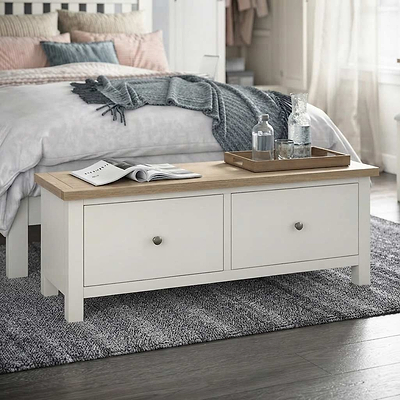 Trelan 2 Drawer Blanket Bench