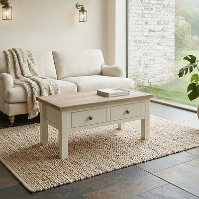 Trelan Coffee Table with Drawer