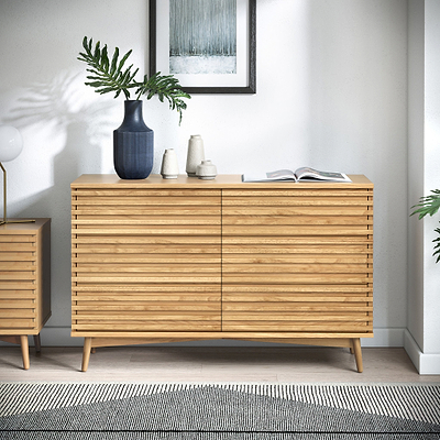 Kari Light Oak 6 Drawer Chest
