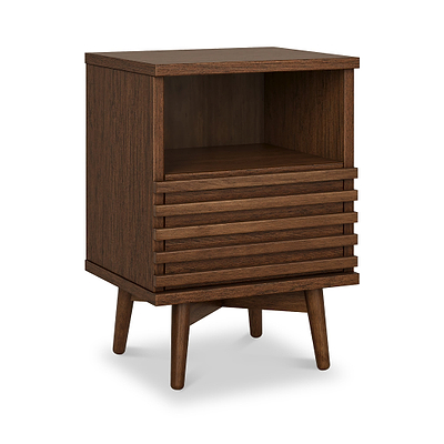 Kari Dark Oak Slim Bedside Table
