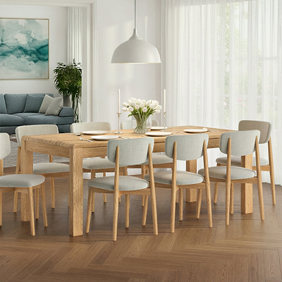 Penryn Oak 150cm-200cm Extending Dining Table