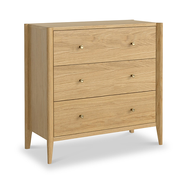 Cavell Oak 3 Drawer Chest