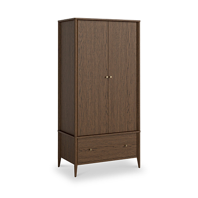 Cavell Oak Double Wardrobe