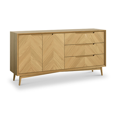 Flintham Oak Large Sideboard