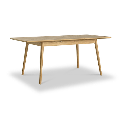 Flintham Oak 140-190cm Extendable Dining Table